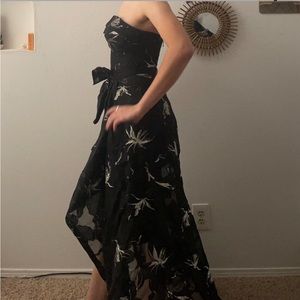 Bariano Australia Designer Dress from Lulus Size 8 Strapless Midi Dress